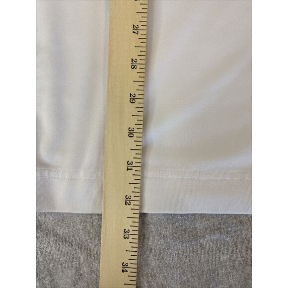 Footjoy Shirt Mens Extra Large White Polo Golf Striped Athletic Mt Vernon Club - Picture 10 of 11